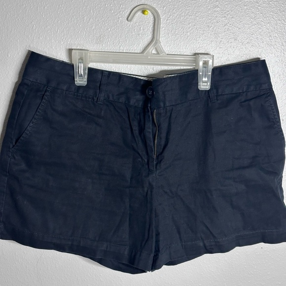 Ann Taylor LOFT Women Black Casual Chino Shorts The Riviera Short size 12 - Picture 2 of 9
